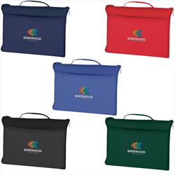 HH7012E Fleece Travel Blanket With Embroidered Custom Imprint